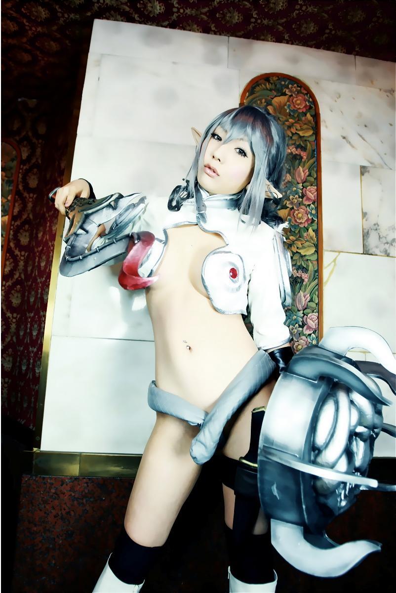 [Cosplay]  Queens Blade  Echidna & Alleyne Vs Tentacles SP2